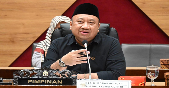 Wakil Ketua Komisi X DPR RI, Lalu Hadrian Irfani.