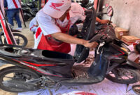 Segera cek komponen ini ketika motor kerendam banjir.