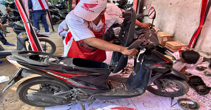 Segera cek komponen ini ketika motor kerendam banjir.