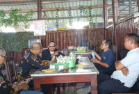 Jajaran pimpinan PABPDSI NTB saat mengadakan Rakor di D'lalune Cafe, Jalan Pemuda No.6 Gomong, Kota Mataram.