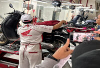 Paket service motor Rp100 ribu di AHASS Astra Motor Sriwijaya.