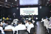 Bank NTB Syariah saat mengadakan kegiatan Evaluasi Penggunaan Aplikasi Siskeudes yang diikuti oleh Pemkab Sumbawa Barat, di Kantor Pusat Bank NTB Syariah.