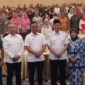 Pose bersama usai kegiatan Sosialisasi dan Monitoring Program MBG yang digelar oleh DPD APJI NTB bersama Pemprov NTB, di Ballroom Hotel Lombok Raya Mataram, Rabu (6/8/2025).