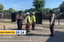 Personel Polda NTB saat melakukan pengamanan di area PT Sumbawa Timur Mining.