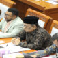 Suasana rapat kerja Komite III DPD RI bersama Komisi VIII DPR RI membahas RUU Perubahan Ketiga atas UU No.8 Tahun 2019 tentang Penyelenggaraan Ibadah Haji dan Umrah.