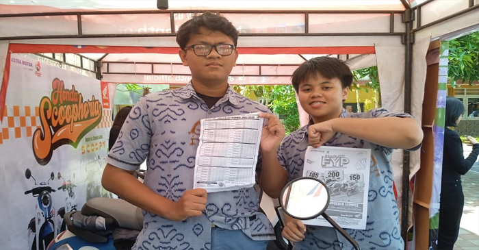 Astra Motor Ampenan saat menghadirkan program sales spesial pelajar.