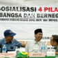 Anggota MPR RI Dapil NTB II/Pulau Lombok, H Fauzan Khalid (kiri) saat kegiatan Sosialisasi Empat Pilar MPR di Kampus UMMAT. 