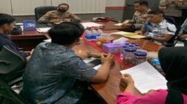 BIM NTB saat hearing bersama pejabat di Ditreskrimsus Polda NTB.