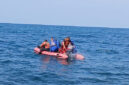 Tim Sar Gabungan saat mencari seorang penyelam yang dilaporkan hilang di perairan Pantai Elong-Elong, Desa Bilok Petung, Kecamatan Sembalun, Lombok Timur.