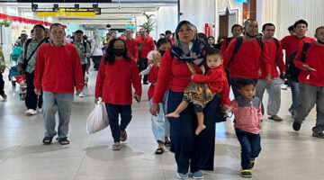 Ini para WNI/PMI kelompok rentan yang dipulangkan oleh Kemlu.  
