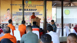 Basarnas saat menggelar kegiatan Pemberdayaan Kelompok Masyarakat di Bidang Pencarian dan Pertolongan, serta bimtek SAR bagi masyarakat di wilayah TNGR, yang diselenggarakan di Sembalun Lawang, Kecamatan Sembalun, Kabupaten Lombok Timur, NTB.
