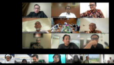 Suasana RDPU secara virtual.