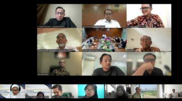 Suasana RDPU secara virtual.