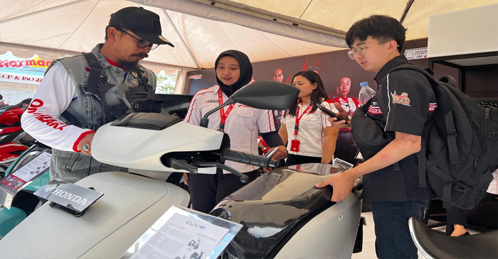 Honda CUV e: meramaikan paddock ARRC Mandalika 2025.
