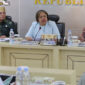 Komite II DDP RI saat rapat kerja (Raker) bersama Mentan, Andi Amran Sulaiman, di Ruang Kutai, Gedung DPD RI, Kompleks Parlemen Senayan, Jakarta, Senin (15/9/2025).