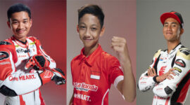 Pebalap binaan Astra Honda.