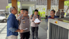 Dirpamobvit Polda NTB, Kombes Pol I Wayan Winaya, S.I.K., M.H saat memimpin Risk Assessment Hotel guna cipta kondisi menjelang MotoGP Mandalika 2025.
