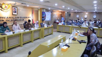 BULD DPD RI saat rapat bersama Pakar Koperasi di Gedung DPD RI, Kompleks Parlemen Senayan, Jakarta, Rabu (10/9/2025).