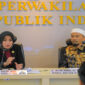 Wakil Ketua Komite III DPD RI Erni Daryanti (kiri) saat RDP dengan Rumah Sakit Ketergantungan Obat (RSKO) Jakarta, di Gedung DPD RI, Kompleks Parlemen Senayan Jakarta, Senin (8/9/2025).