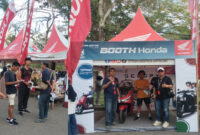 Suasana Car Free Day (CFD) di Gerung, Lombok Barat.
