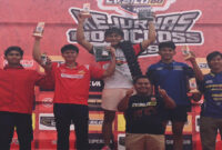 Crosser Astra Honda Kembali Melesat Bawa CRF Raih ‘Back to Back’ Podium di Kejurnas Motocross.