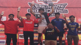 Crosser Astra Honda Kembali Melesat Bawa CRF Raih ‘Back to Back’ Podium di Kejurnas Motocross.