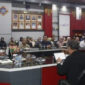 Suasana Rakor SPPG terkait pelaksanaan program MBG, di Ruang Jayengrane Kantor Bupati Lombok Barat, Kamis (4/9/2025).