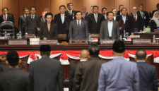 Suasana Sidang Paripurna Luar Biasa ke-1 dalam rangka Pengesahan Pertimbangan DPD RI terhadap RAPBN Tahun Anggaran 2026, di Gedung Nusantara V, Kompleks Parlemen Senayan, Jakarta, Senin (8/9/2025).