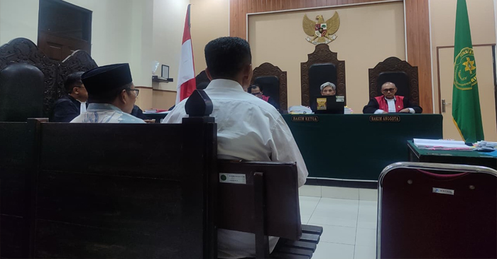 Suasana sidang ke-21 kasus dugaan korupsi pembangunan NTB Convention Centre (NCC), di Pengadilan Tipikor Mataram, Senin (8/9/2025). 