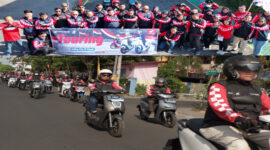 Astra Motor NTB menggelar Touring Kompak Merdeka bersama puluhan jurnalis dan blogger NTB dalam rangka memperingati HUT ke-80 Kemerdekaan RI.