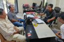 Suasana saat dilakukan BAP di Mapolres Loteng.