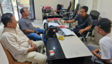 Suasana saat dilakukan BAP di Mapolres Loteng.