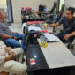 Suasana saat dilakukan BAP di Mapolres Loteng.