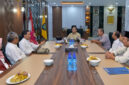Gubernur NTB, Lalu Muhamad Iqbal saat menerima silaturahmi Pengurus Daerah Kagama NTB, di ruang kerjanya, Kamis (16/10/2025).