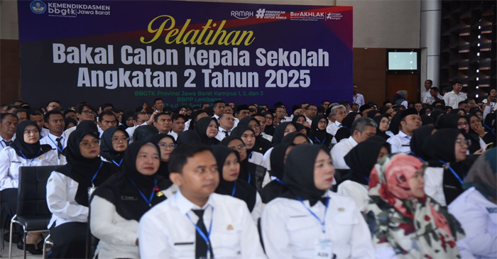 Suasana pelatihan bakal calon kepala sekolah angkatan 2 tahun 2025.