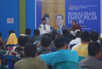 Suasana sosialisasi empat pilar kebangsaan.