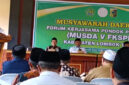 Suasana Musda  ke-V FKSPP Kabupaten Lotim, di Aula Kemenag Lotim, Rabu (19/11/2025).