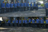 Wabup Lotim, HM Edwin Hadiwijaya saat memimpin apel pagi di Dinas PUPR Lotim, Senin (17/11/2025).