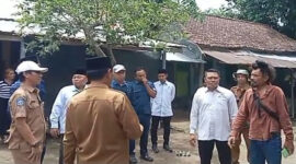 Terlihat aktivias sosial saat turut mengawal pengajuan bantuan terhadap warga penyandang disabilitas di Desa Jagaraga, Kecamatan Kuripan, Lobar.