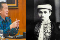 Foto dokumen Sultan Muhammad Salahuddin (kanan), dan Gubernur NTB, Lalu Muhamad Iqbal (kiri).