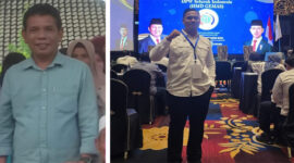 Ketua Dewan Pembina HMD–GEMAS NTB, H Daeng Paelori, MM (kiri) dan Ketua Umum HMD–GEMAS NTB, Hairil Pasihin, MM (kanan). 