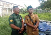 Kades Perampuan, HM Zubaidi (kanan).