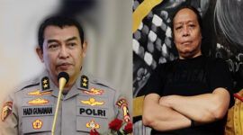 Presiden KASTA NTB, Lalu Wink Haris (kanan) dan Kapolda NTB, Irjen Pol Hadi Gunawan.