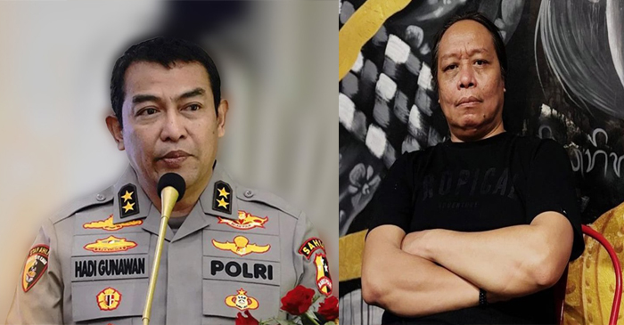 Presiden KASTA NTB, Lalu Wink Haris (kanan) dan Kapolda NTB, Irjen Pol Hadi Gunawan.