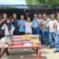 Satgas BKC Ilegal Provinsi NTB pose bersama usai berhasil menggagalkan peredaran rokok illegal, di wilayah Kabupaten Sumbawa Barat (KSB).