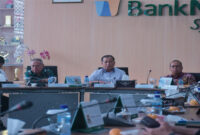 Gubernur NTB, Lalu Muhamad Iqbal saat memimpin Rakor dengan sejumlah stakeholders dan Forkopimda, untuk persiapan menyambut perayaan Nataru.