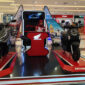 Suasana pameran sepeda motor Honda di Lombok Epicentrum Mall.