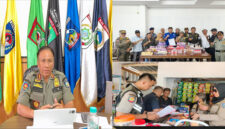 Kasat Pol PP NTB, Dr. H. Fathul Gani, M.Si (foto kiri), Tim Satgas BKC Ilegal NTB saat melaksanakan operasi pemberantasan rokok ilegal di wilayah Kabupaten dan Kota Bima (foto kanan).