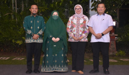 Gubenrur Iqbal dan Gubernur Andi Sudirman