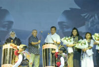 Gubernur NTB, Lalu Muhamad Iqbal saat menghadiri acara Festival Teater Indonesia (FTI), di Taman Budaya NTB. Rabu (10/12/2025).